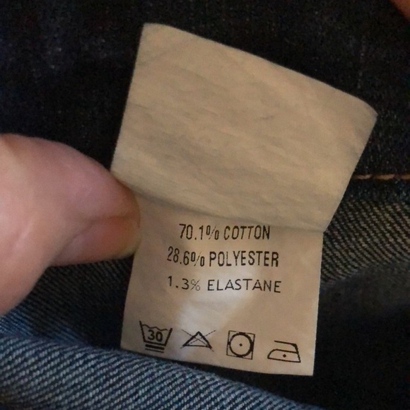 Soojun Casual Loose Fit Baggy Denim Bib Overall Sz M Cotton Stretch Blue Spring - Picture 8 of 15